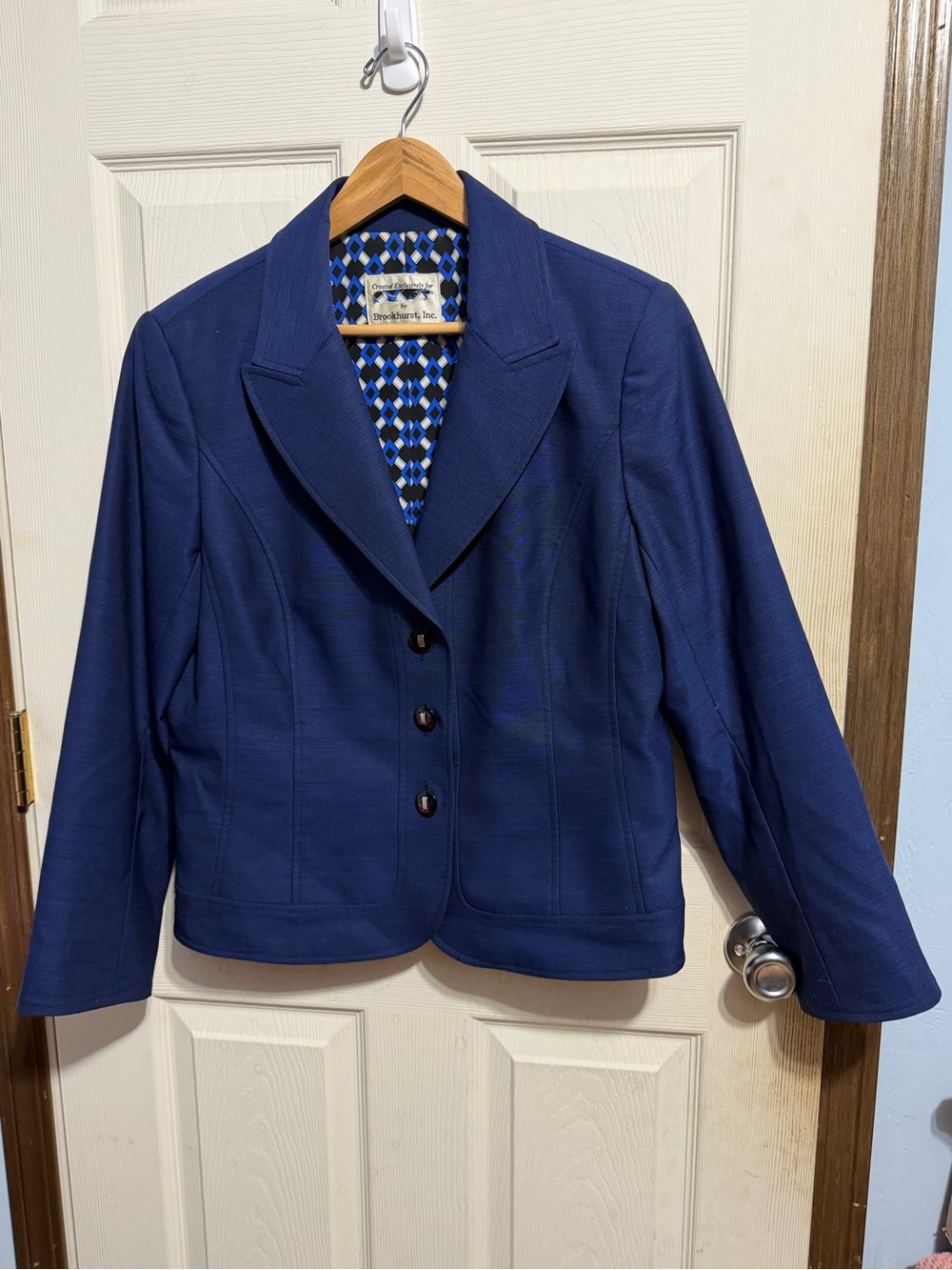 New York & Company Deep Blue Women's Structured Blazer by Brookhurst, Inc.